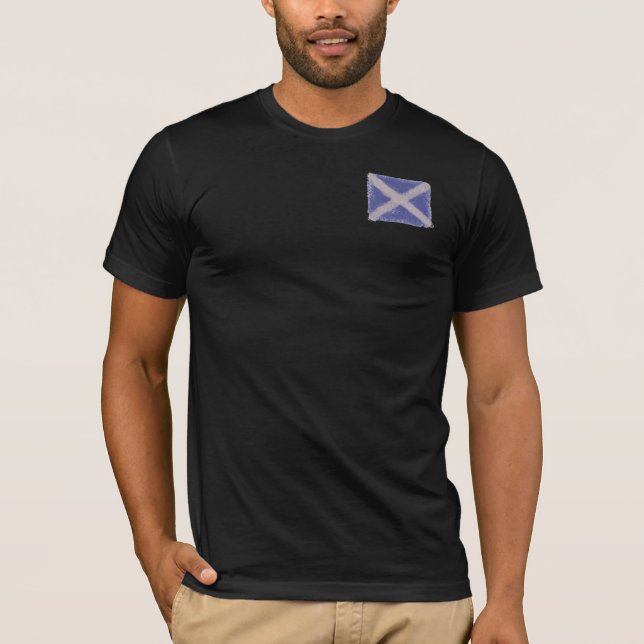 Scottish Saltire T - Shirt (Vorderseite)
