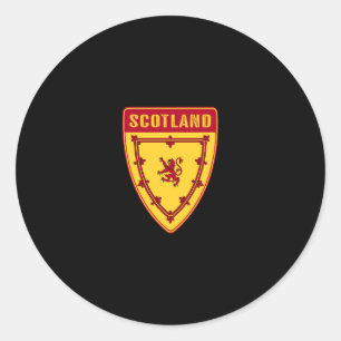 Scottish Shield Runder Aufkleber