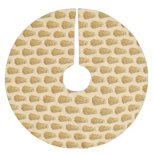 Scottish Shortbread Tea Biscuits UK British Food Polyester Weihnachtsbaumdecke
