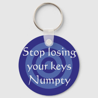 Scottish Slang Numpty Schlüsselanhänger