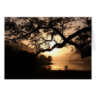 Scottish Sunset über Loch