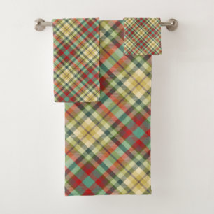 Scottish tartan #4 badhandtuch set