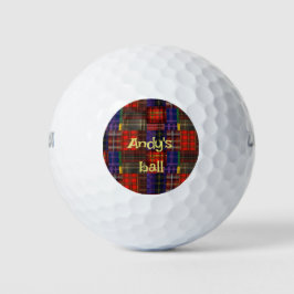 Scottish Tartan Golf Balls Golfball