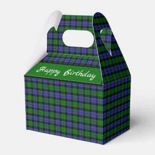 Scottish tartan kariert geschenkschachtel