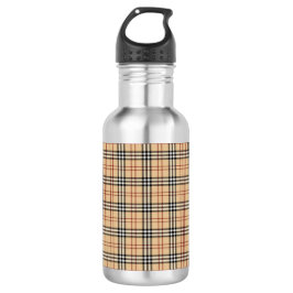Scottish Tartan Pattern Edelstahlflasche