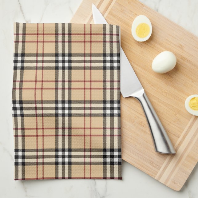 Scottish Tartan Pattern Geschirrtuch (Viertel Falte)