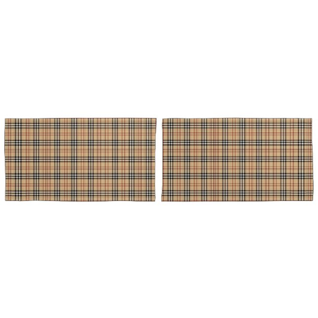 Scottish Tartan Pattern Kissenbezug (Vorderseite-Set)