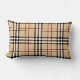Scottish Tartan Pattern Lendenkissen