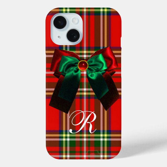 SCOTTISH TARTAN UND RED GREEN BOWS CHRISTMAS PARTY TITLE_SEO2 (Rückseite)