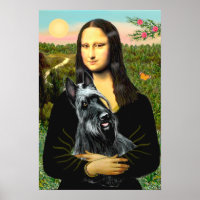 Scottish Terrier 3 - Mona Lisa