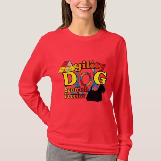 Scottish_Terrier_Agility T-Shirt (Vorderseite)