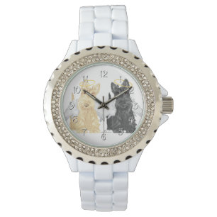 Scottish Terrier Angels Armbanduhr