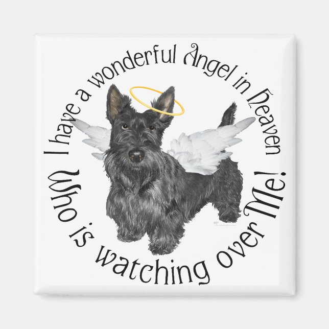 Scottish Terrier Angels Magnet (Vorne)