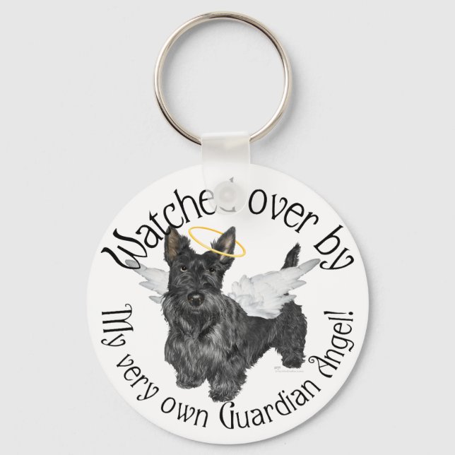 Scottish Terrier Angels Schlüsselanhänger (Vorderseite)