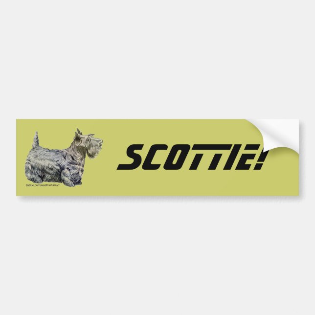 Scottish Terrier Autoaufkleber (Vorne)
