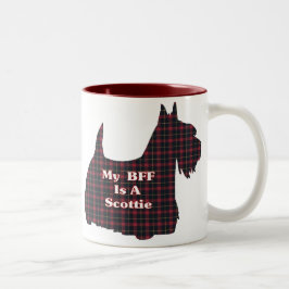 Scottish Terrier BESTE FREUNDIN Gifts Zweifarbige Tasse