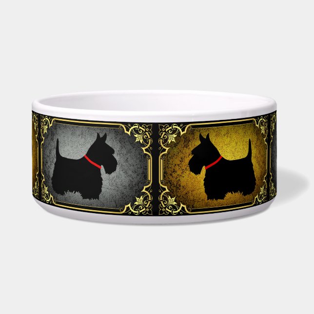 Scottish Terrier Black dog Highland Cerealien Soup Napf (Vorderseite)