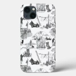 SCOTTISH Terrier Black Toile Case-Mate iPhone Hülle
