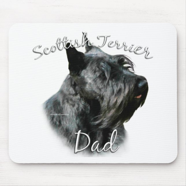 Scottish Terrier (blk) Vater 2 Mousepad (Vorne)