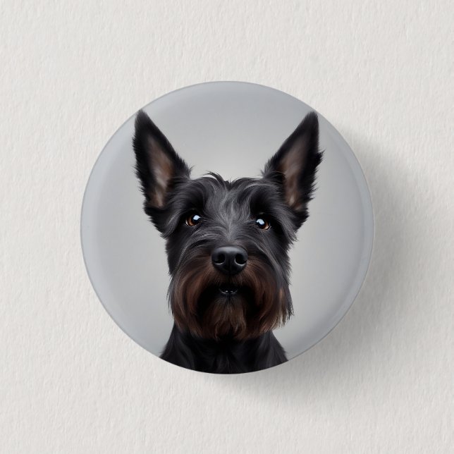 Scottish Terrier Button (Vorderseite)