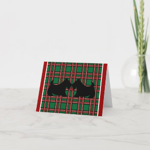Scottish Terrier Christmas Card Feiertagskarte