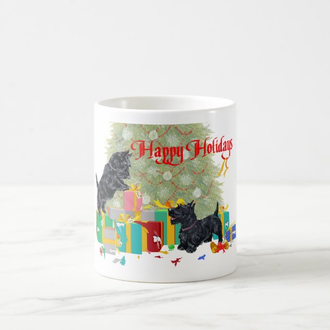 Scottish Terrier Christmas Mug (Centre)