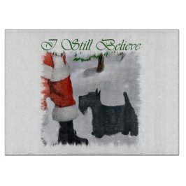 Scottish Terrier Christmas Schneidebrett