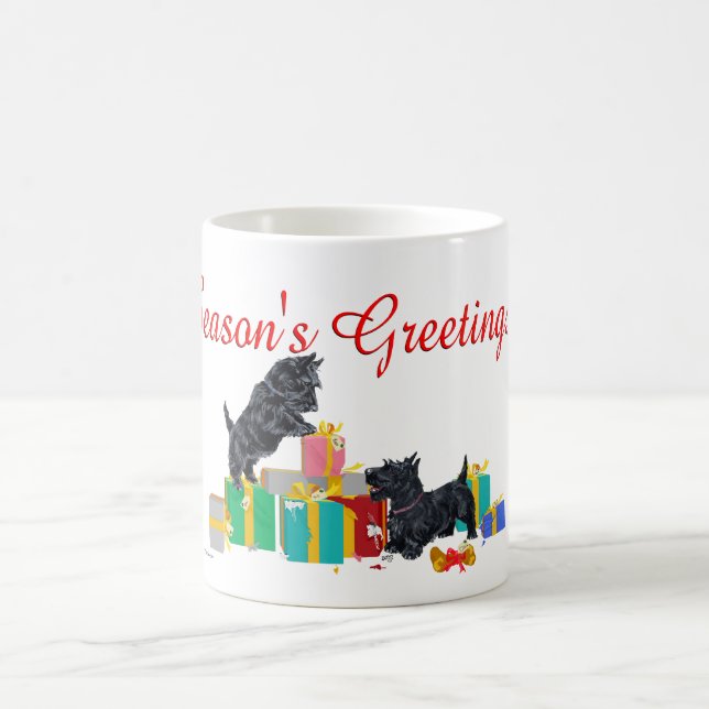 Scottish Terrier Christmas Tasse (Mittel)