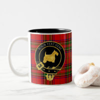 Scottish Terrier Clan Wappen Tartan