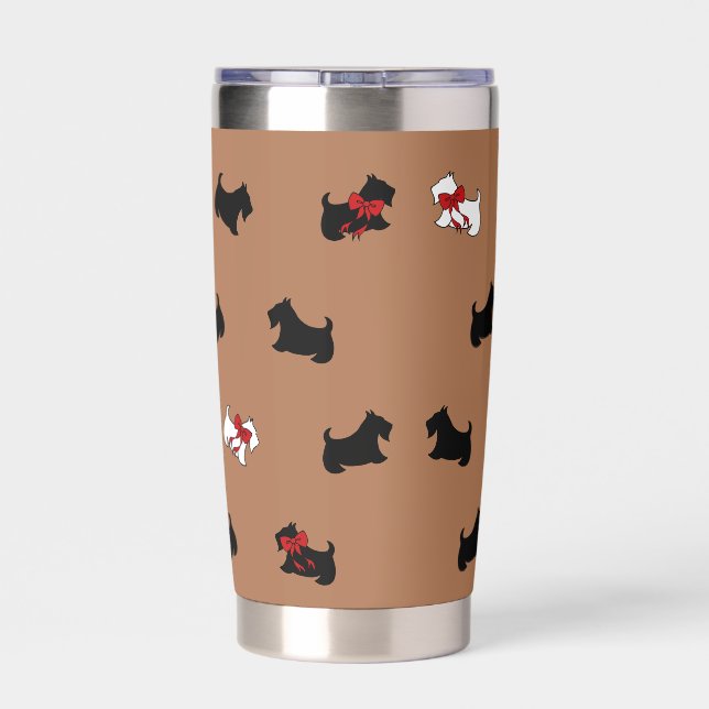 Scottish Terrier Coffee Tumbler Thermobecher (Rückseite)