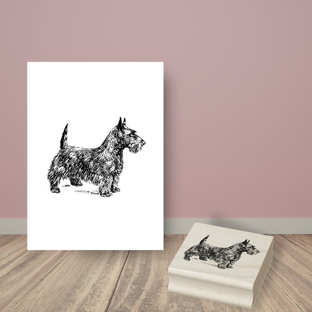 Scottish Terrier Dog Breed Gummistempel (Von Creator hochgeladen)