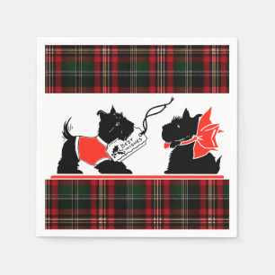 Scottish Terrier Dogs Gift Serviette