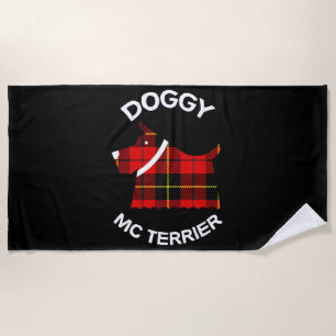 Scottish Terrier Dogs Terrier Dog Owners Cof Strandtuch