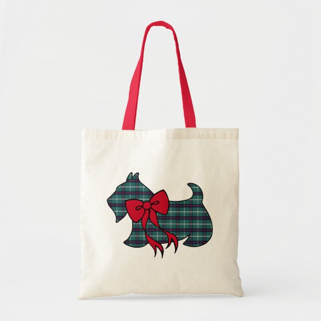 Scottish Terrier Gift Tote Bag Tragetasche (Vorne)