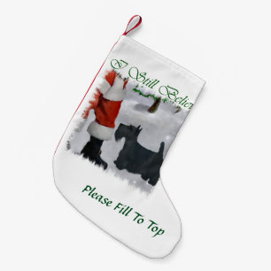 Scottish Terrier glaubte Weihnachten Kleiner Weihnachtsstrumpf