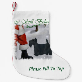 Scottish Terrier glaubte Weihnachten Kleiner Weihnachtsstrumpf