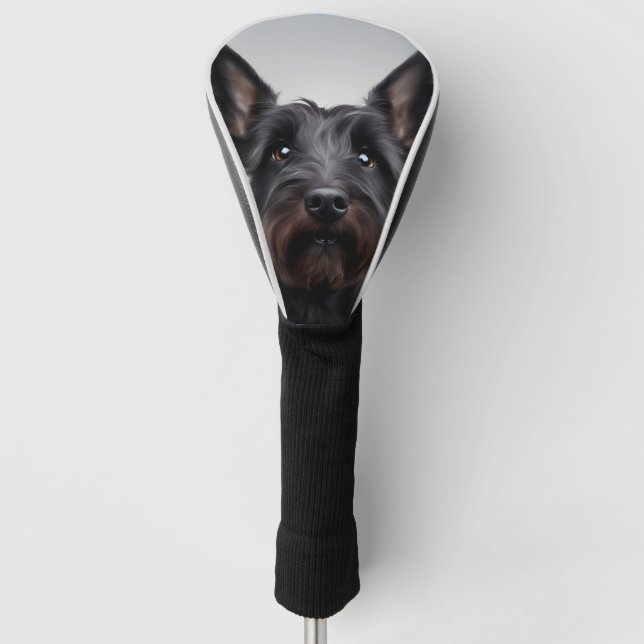 Scottish Terrier Golf Headcover (Vorderseite)