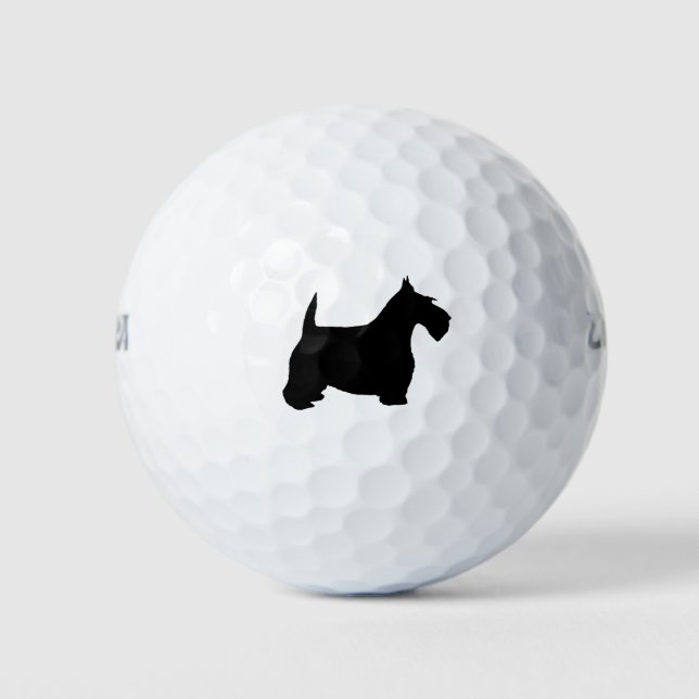 Scottish Terrier Golfball (Vorderseite)
