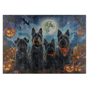 Scottish Terrier Halloween Spooky Schneidebrett
