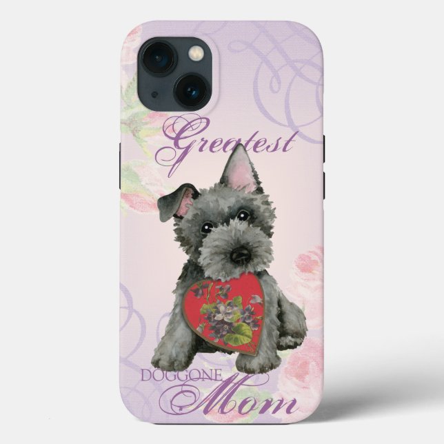 Scottish Terrier Heart Mama Case-Mate iPhone Hülle (Rückseite)