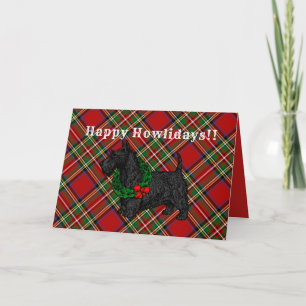 Scottish Terrier Holiday Card Feiertagskarte