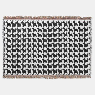 Scottish-Terrier-Hundetier-Muster Decke