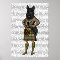 Scottish Terrier in Kilt
