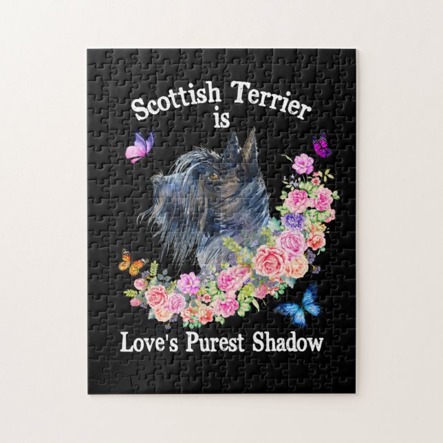 Scottish Terrier ist der reinste Schatten der Lieb (Vertikal)