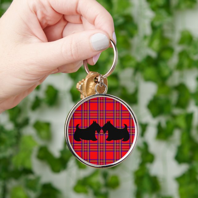 Scottish Terrier Keyring Schlüsselanhänger (Hand)