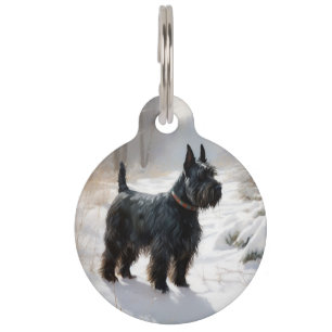 Scottish Terrier Let It Snow Christmas Haustiermarke