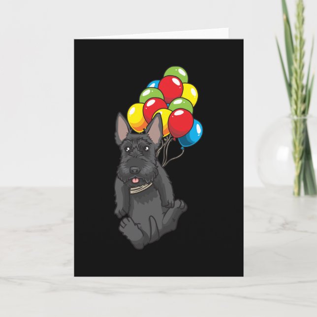Scottish Terrier lustiges Scottie Sprichwort Karte (Vorderseite)