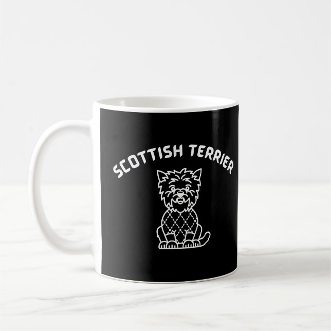 Scottish Terrier Mama Geschenkidee Kaffeetasse (Links)