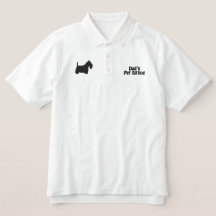 Scottish Terrier mit optional anpassbarem Text