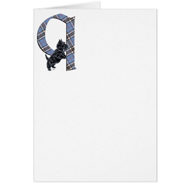 Scottish Terrier Monogram Q (Devant)